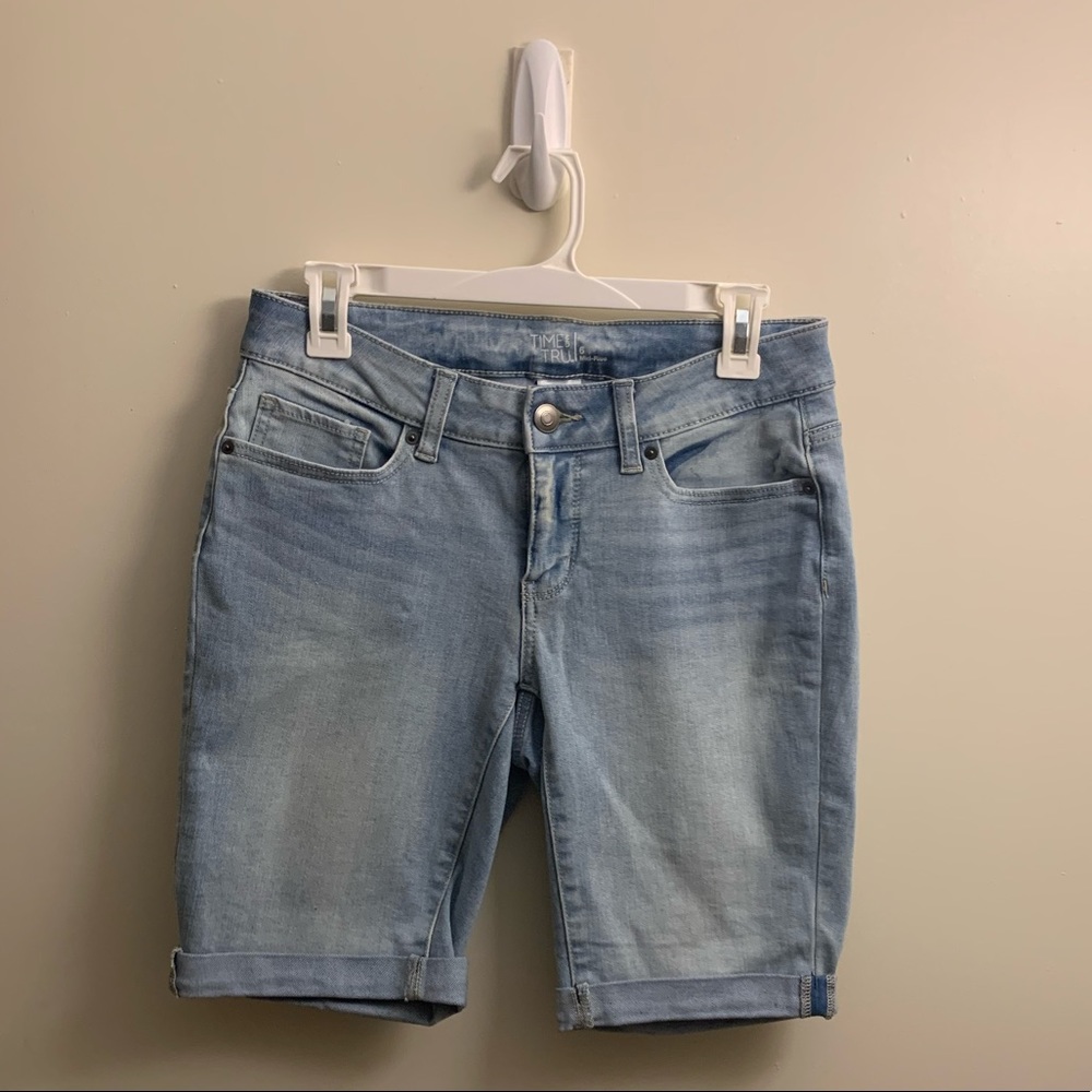 Stretchy Jean Shorts